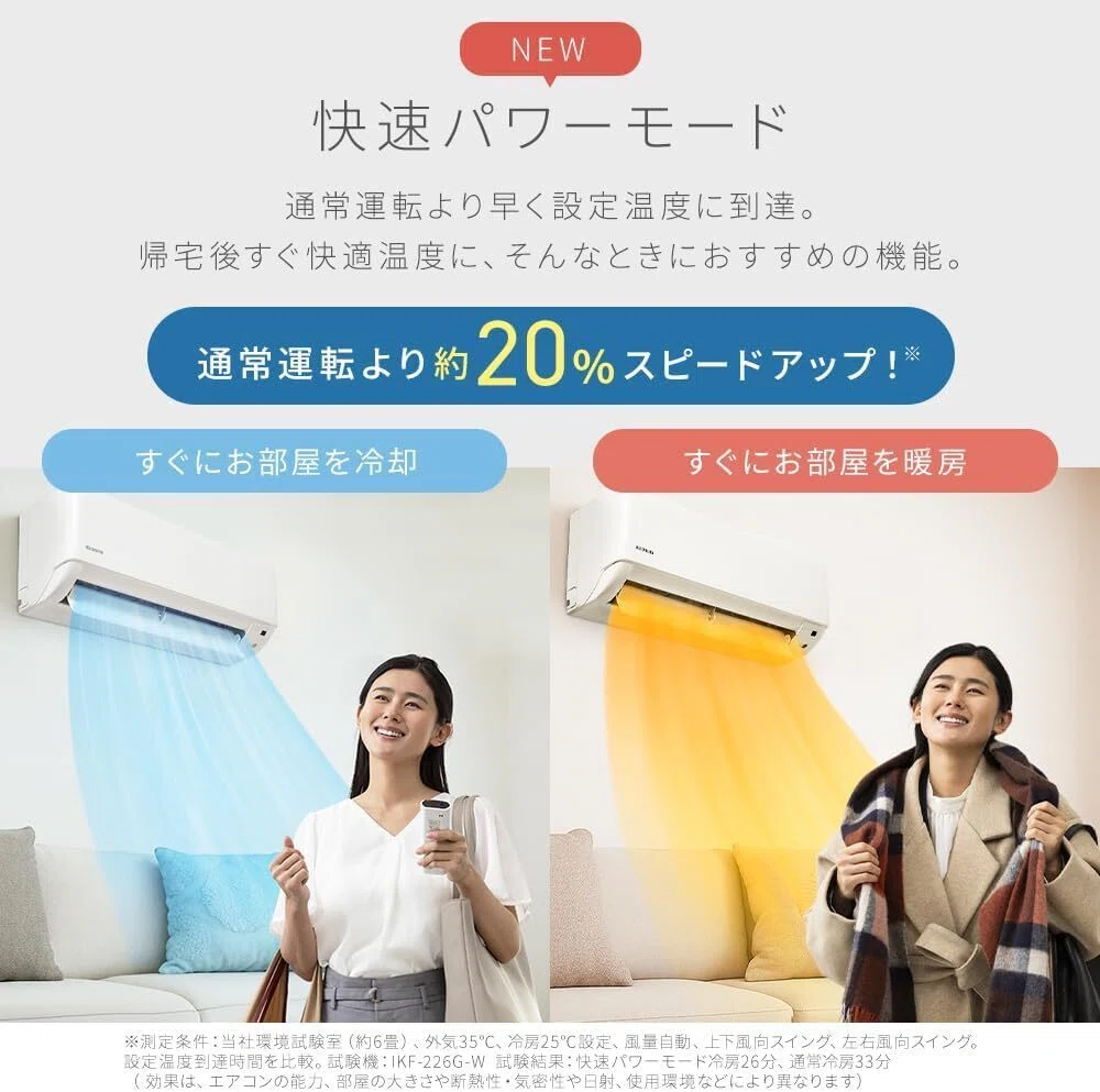 工事込みで6万円台なら買いなのか。アイリスオーヤマ6畳エアコンを選ぶ