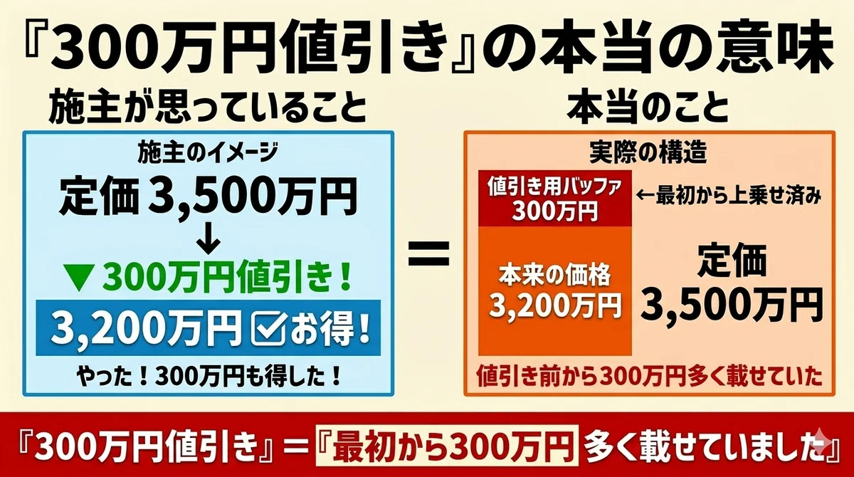 🫷ちょっと待って！「今月末300万円値引き」に飛びついてはいけない