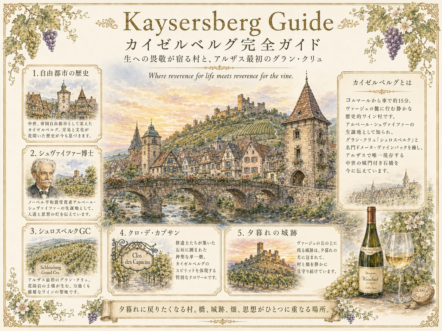 カイゼルベルク（Kaysersberg）完全ガイド―アルザス―｜欧州Slow Luxe旅