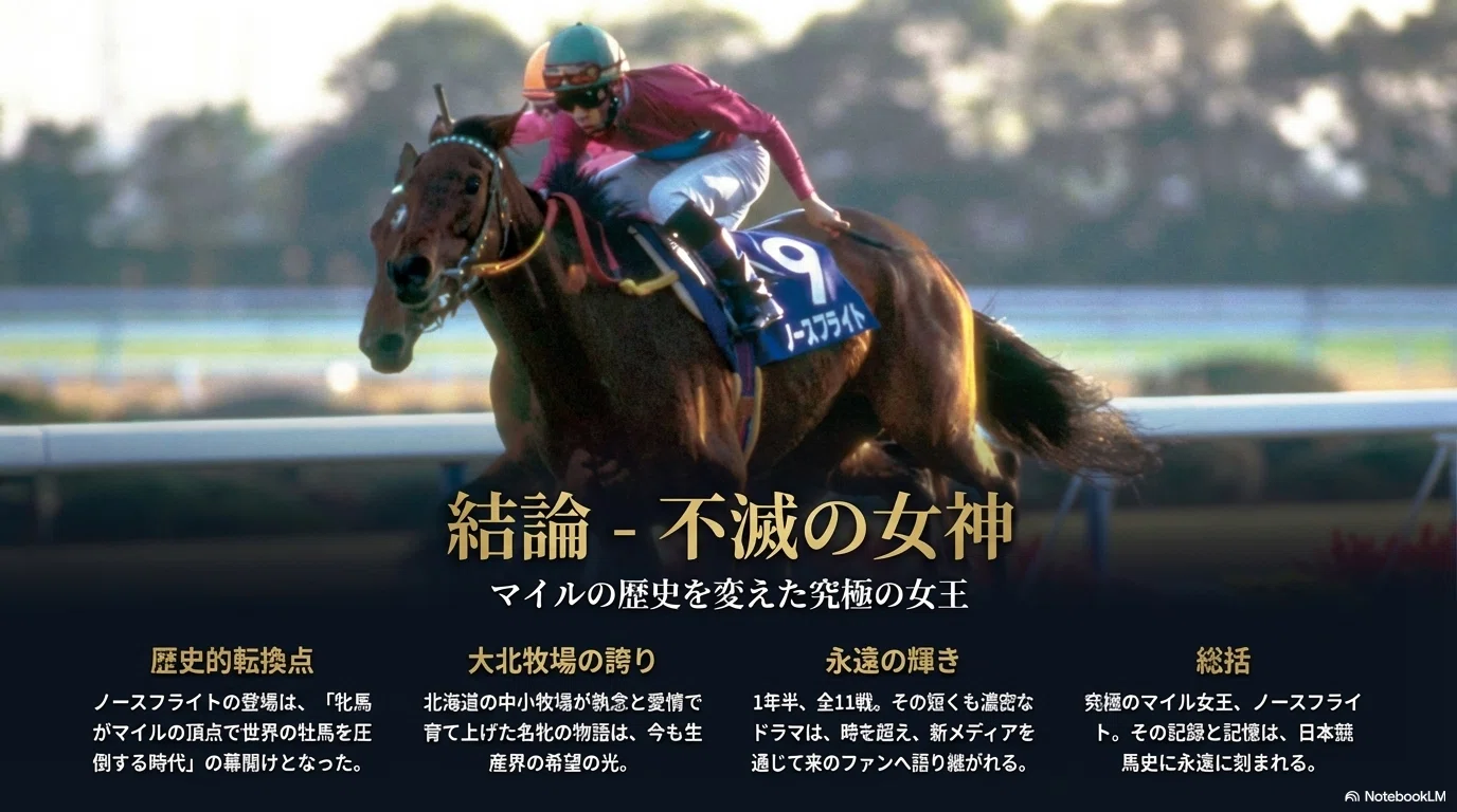 ノースフライト -牝馬初の春秋マイルGⅠ制覇-｜ハサミおじさん