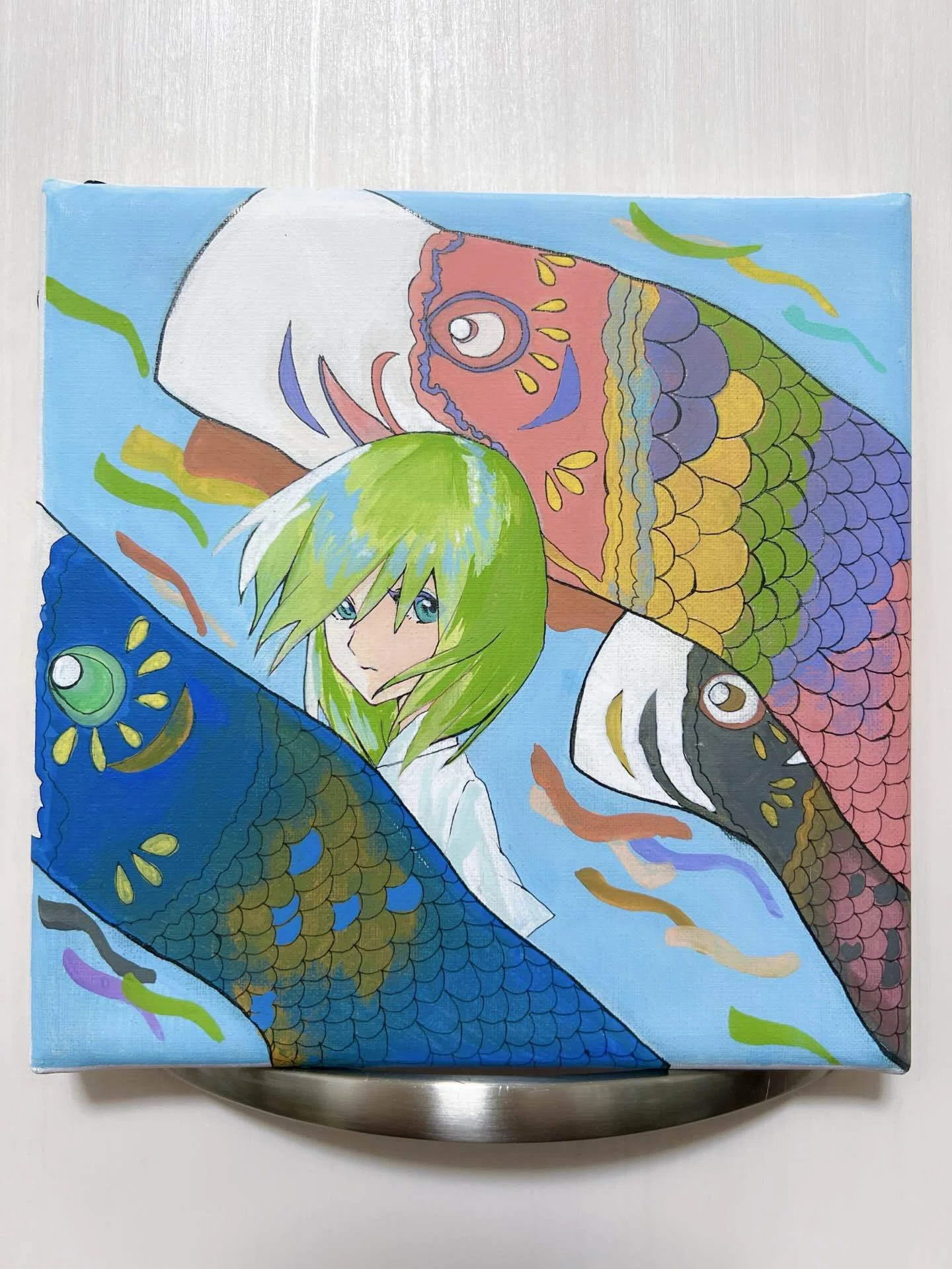 全19枚】今まで描いたアクリル画🎨｜花眠