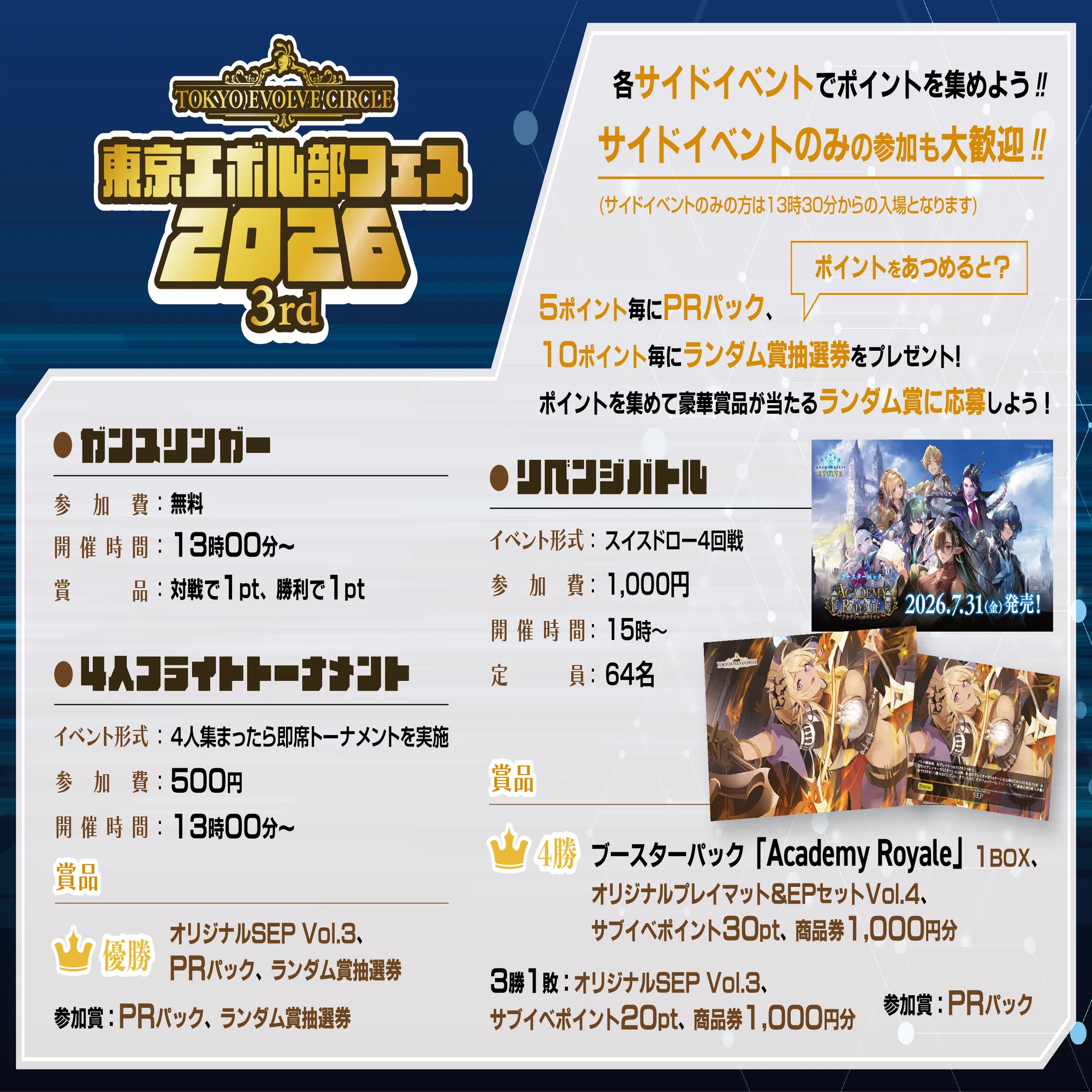 シャドウバースエボルヴ】大型イベントをもっと楽しもう！GP・GCS参加