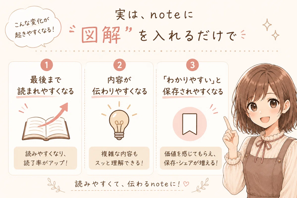 noteが売れない人ほど“図解”を入れた方がいい理由｜こゆきち🐰限界ワーママ