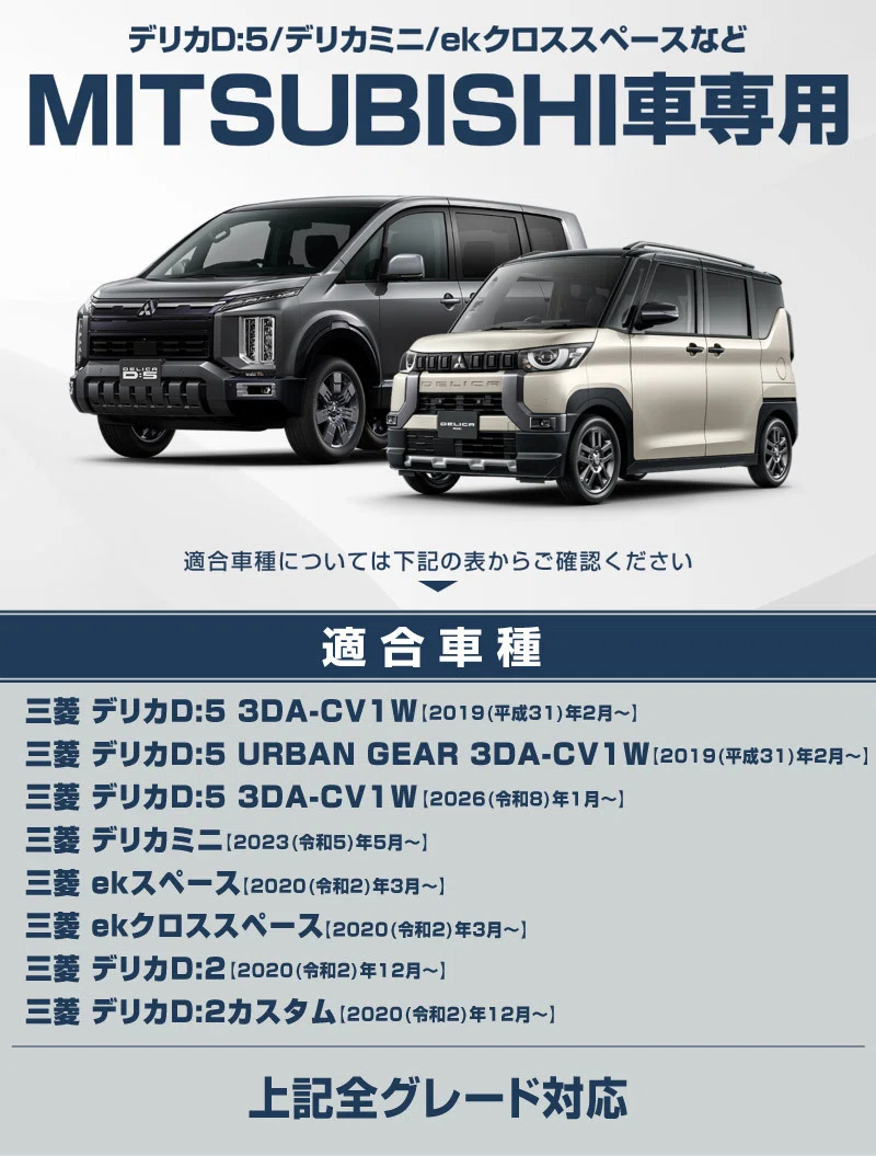 デリカD:5の納車後すぐにやることって何？後悔しない傷防止×使い勝手