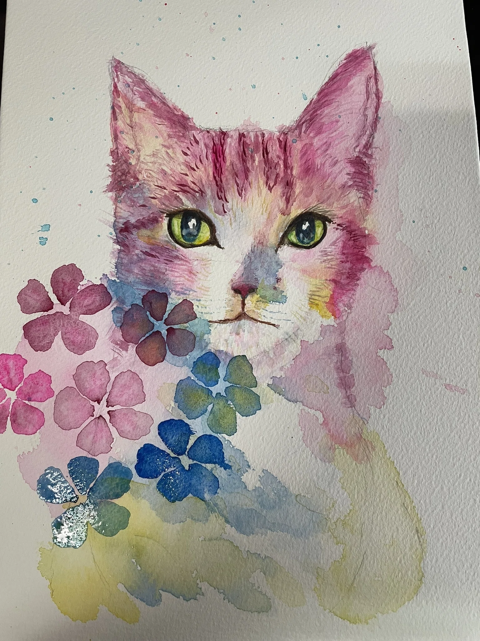 ぱるちゃんねこの水彩画｜ねこママ