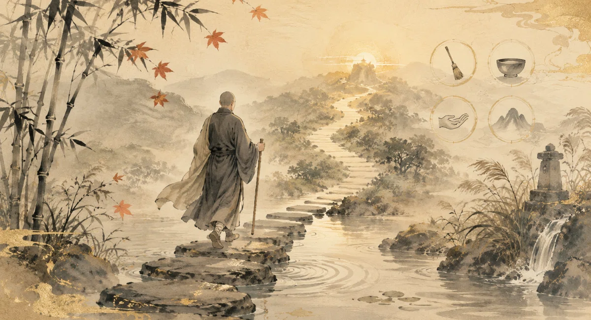 達磨大師の語録『二入四行論』を5分で解説｜だるまの余白録