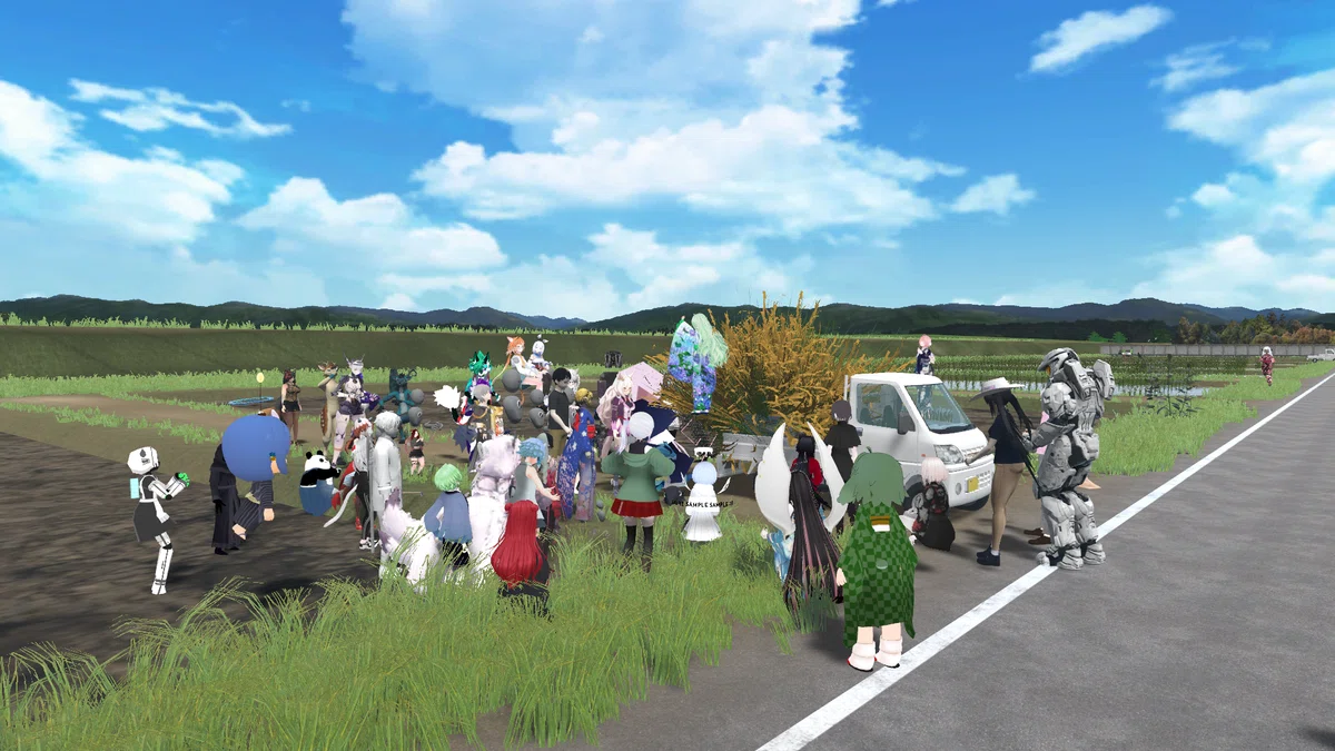 Rice Planting Experience with International Guests in VRChat | Culture ...