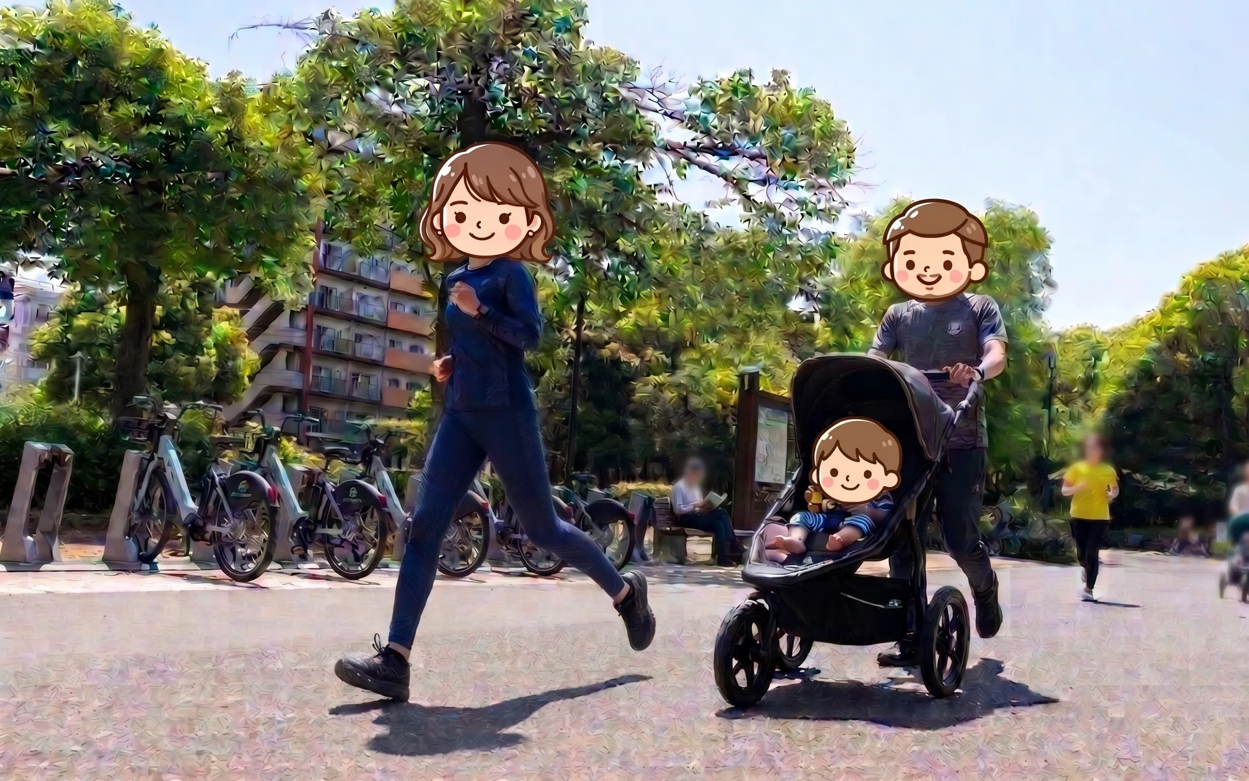 体験レポ】ランニングベビーカー乗り比べ。バギーランで赤ちゃんと一緒