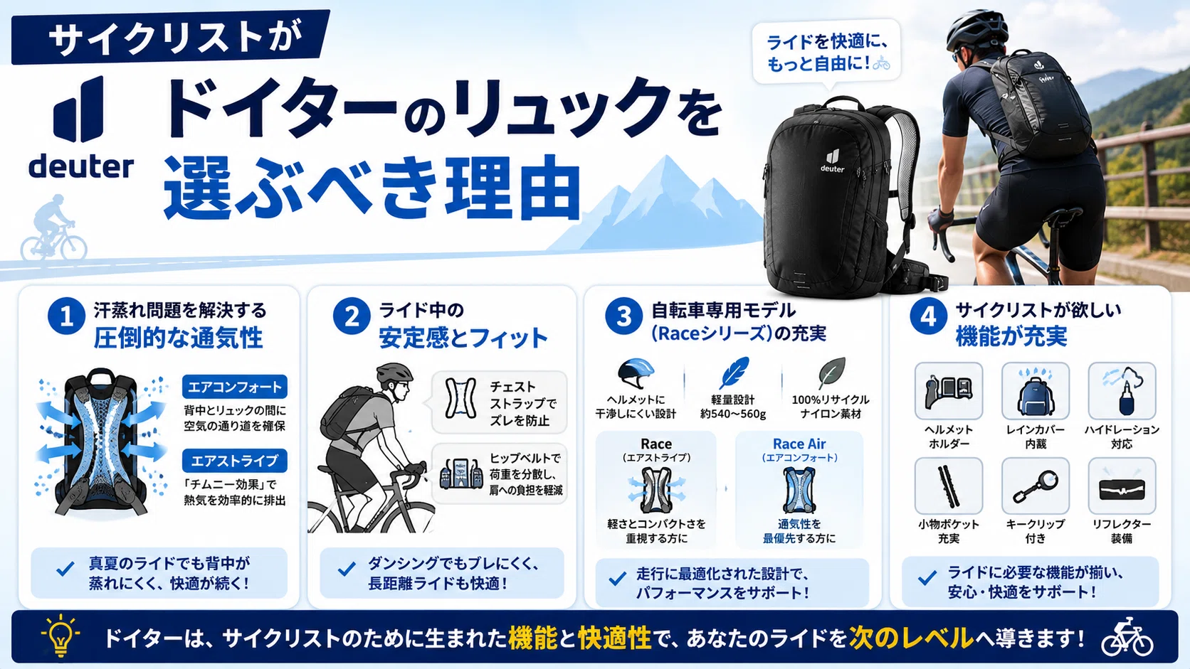 ドイターのリュックがダサいと言われる3つの理由と後悔しない選び方