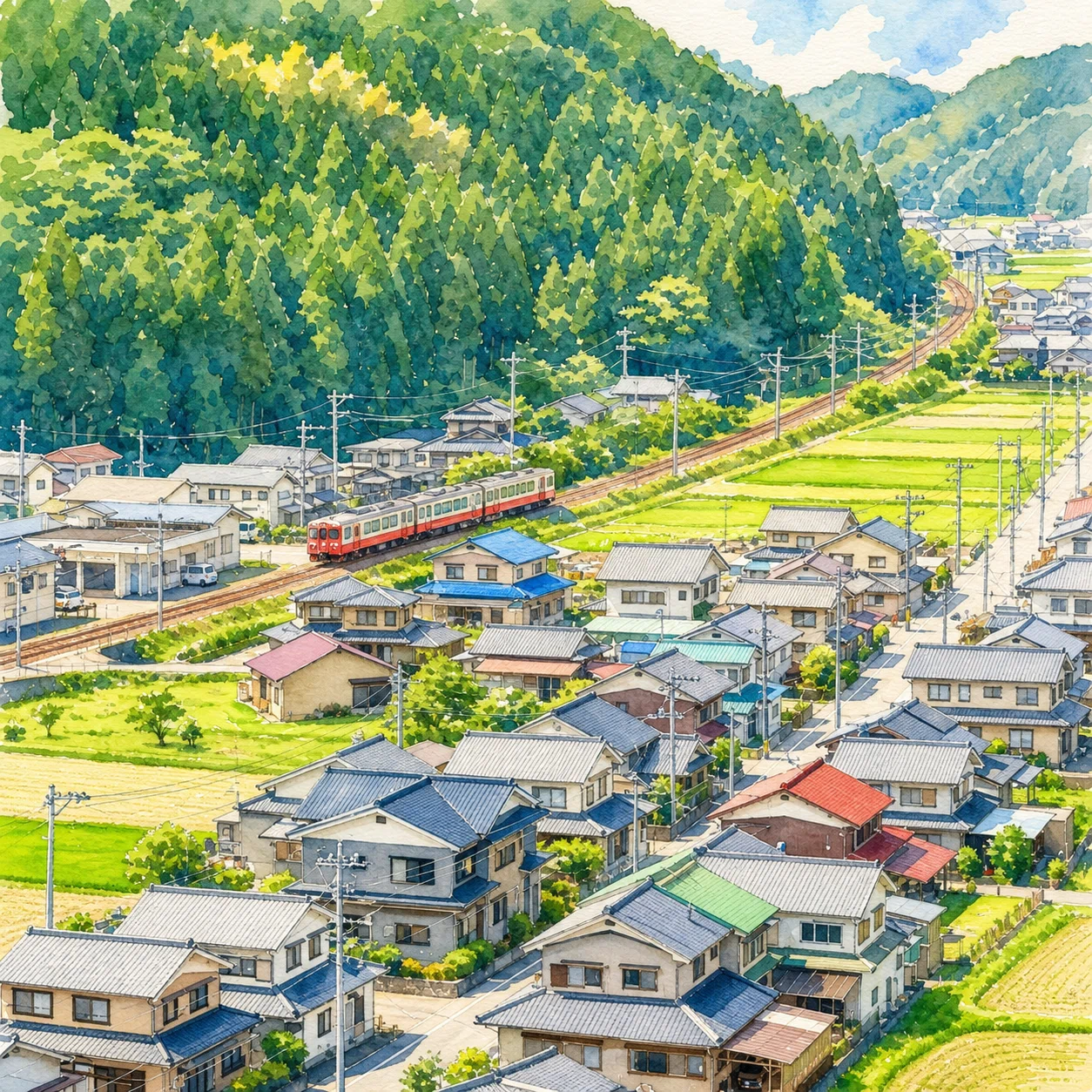 ガタゴト響く電車に耳を澄ませて｜lkht bnhs