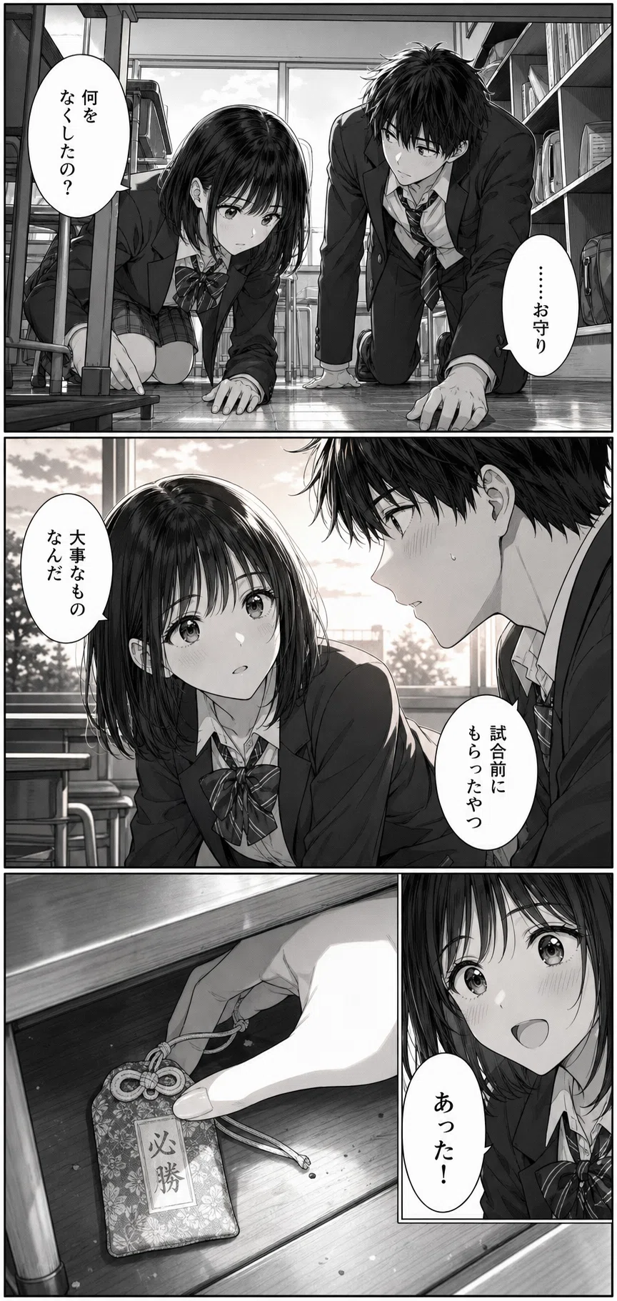 Codexで漫画を5ページ作ってみた。タイトル：放課後、君のとなり1