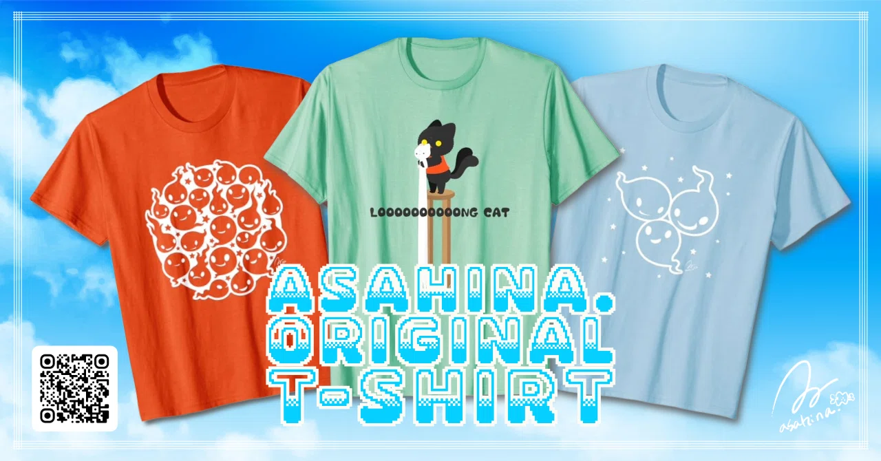 Tシャツ販売はじめました。｜あさひな。