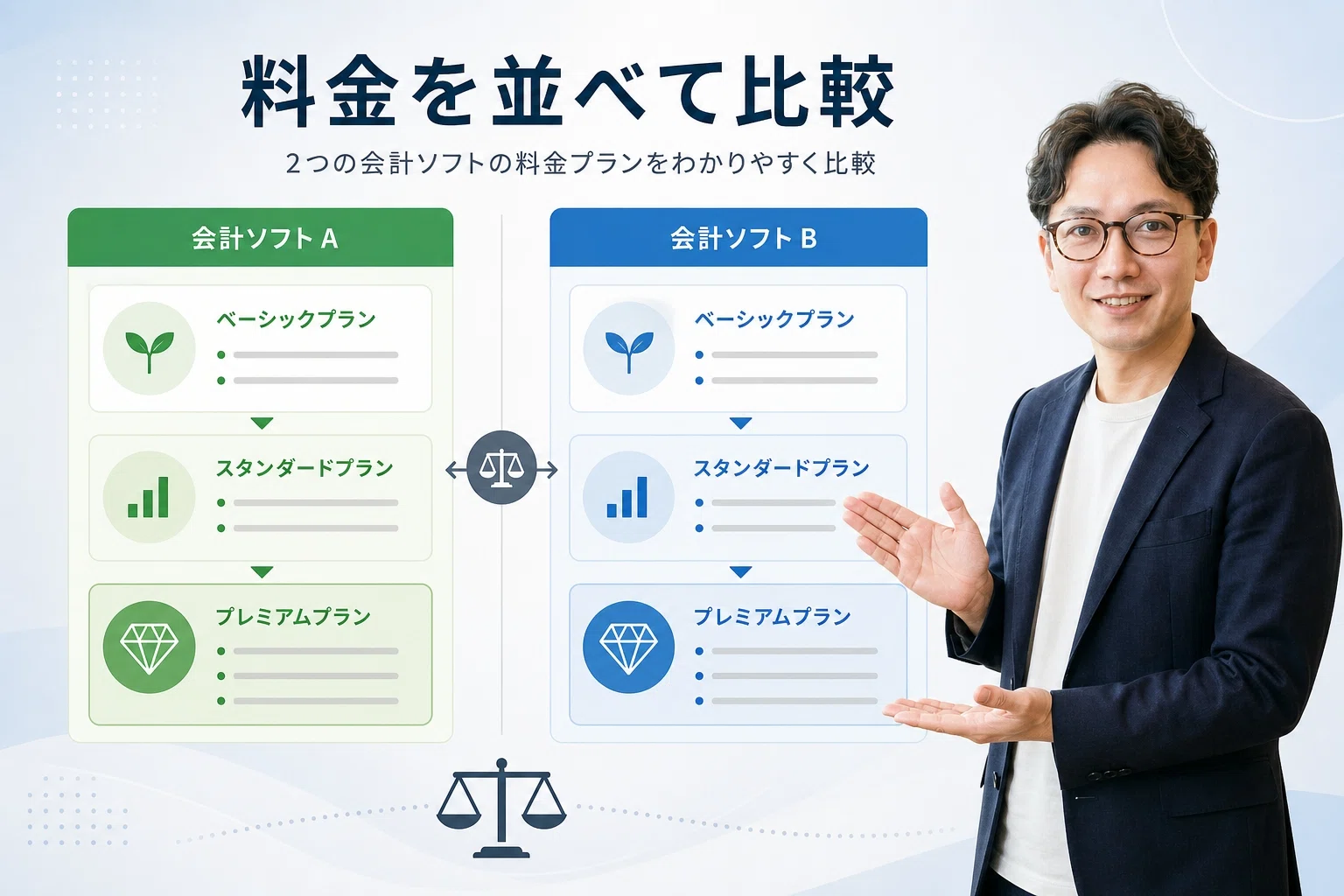 やよいの青色申告 vs freee｜個人事業主向け会計ソフト比較｜エスワン 