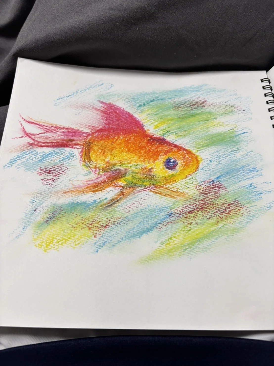 クレヨン絵画🖍｜リハスワーク朝霞