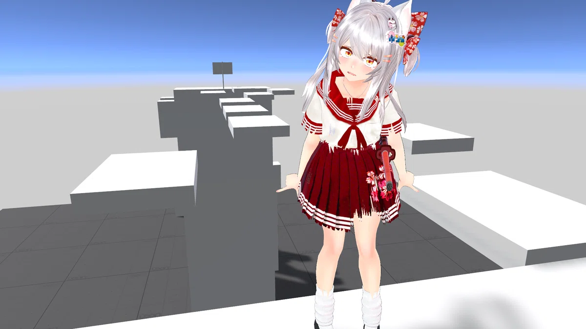 Gimmick Sample VRChatワールド紹介:高所から落ちたら怪我するワールド[Fall Damage System Gimmick Sample World ...