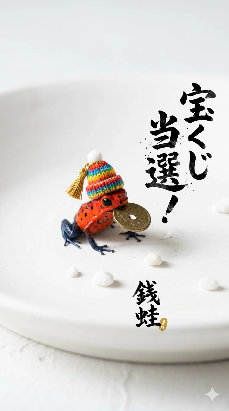 Gemini】でつくる待受画面🐸｜いちごポイズン