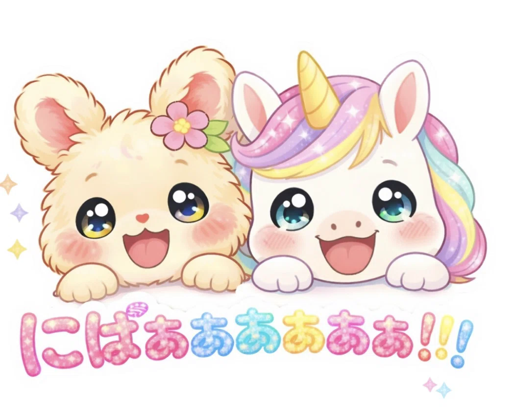 ゆめかわ♡スタンプリリース｜manoka
