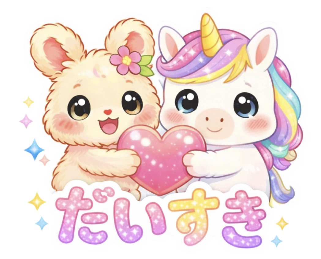 ゆめかわ♡スタンプリリース｜manoka