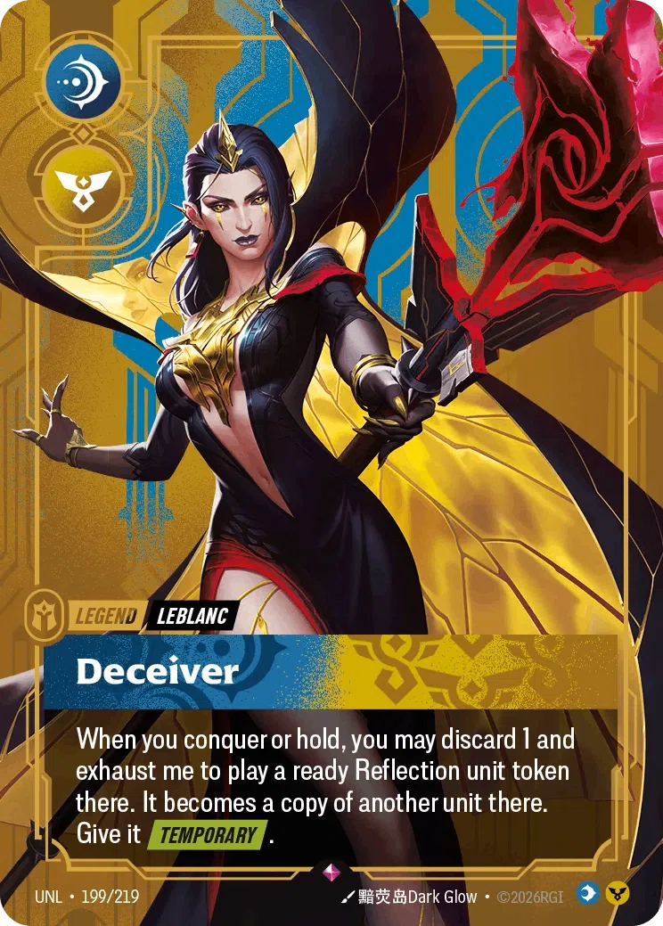 Riftbound TCG】LeBlanc Deceiver(ルブラン)デッキガイド｜環境分析