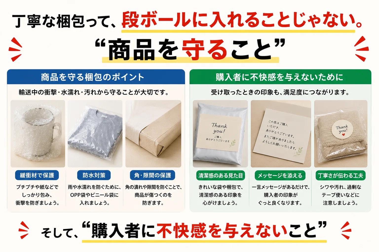 初心者ほどやりがち。メルカリの“もったいない梱包”｜メルカク | 副業
