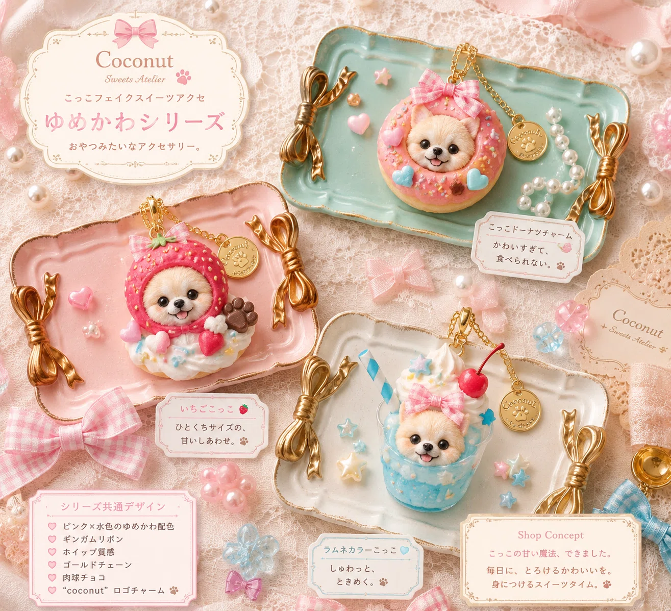 Cute Pet Sweet Accessories｜トモトモ
