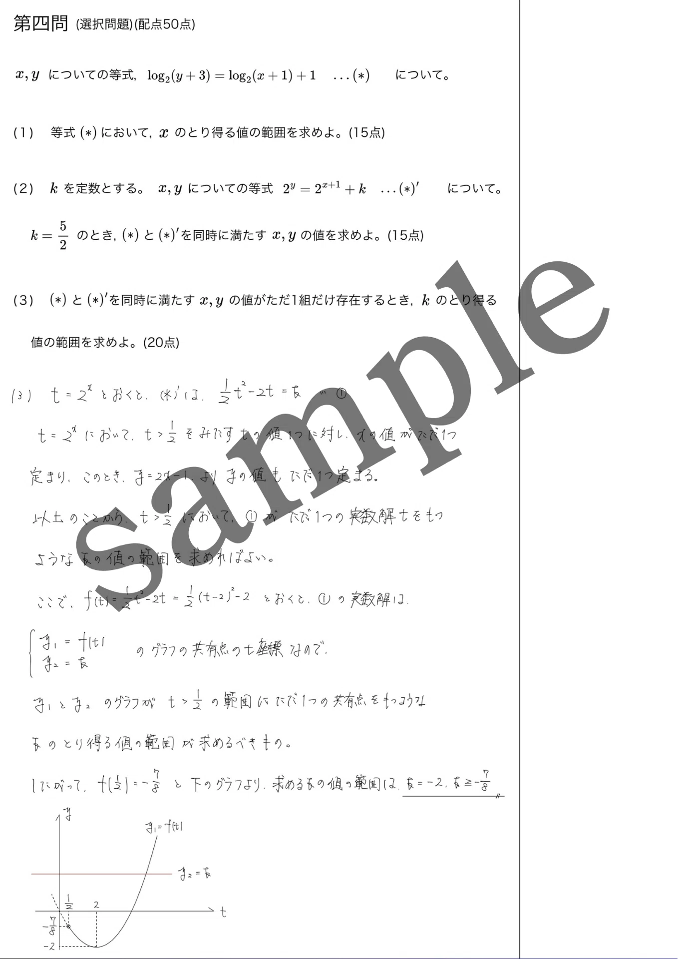 第2回・全統記述模試対策/模試5回分【文系Ⅱ型】※理系も推奨｜知の前線