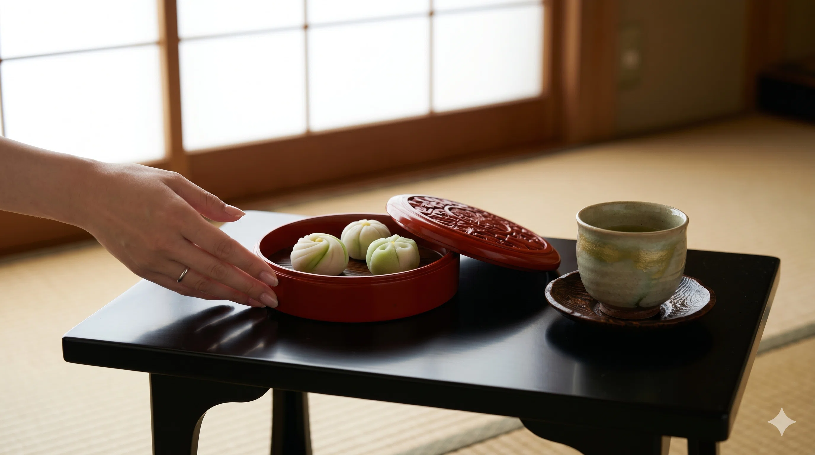 新潟・村上】村上木彫堆朱 菓子器 蓋付 牡丹図 — 江戸から続く、彫りと