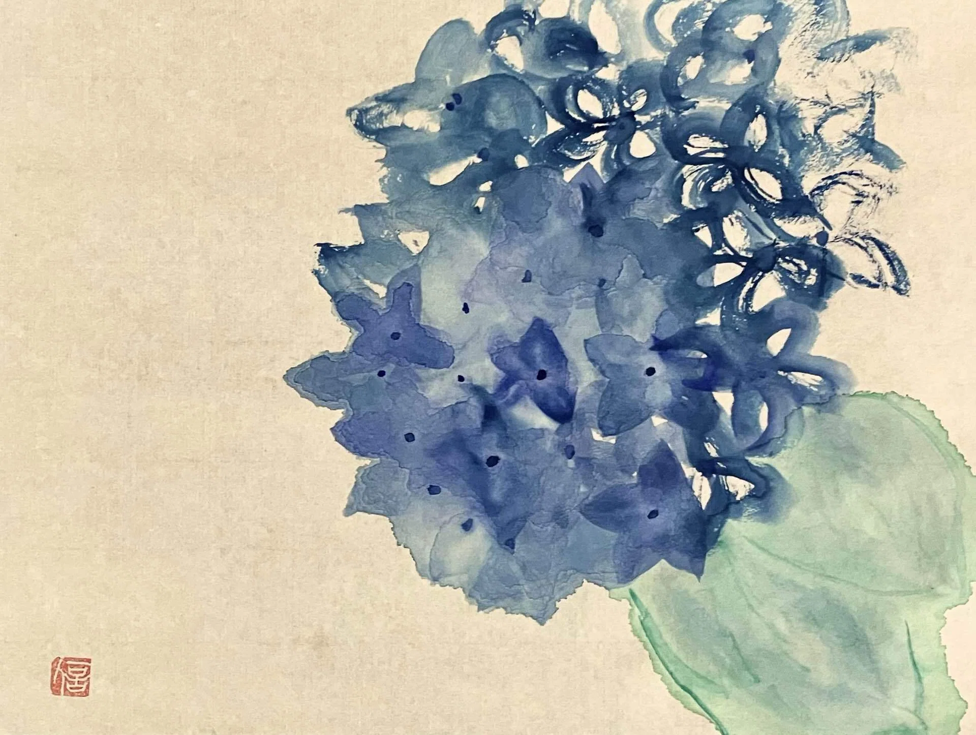 アートワーク作品　紫陽花 紫陽花 移り変わるもの｜西川明美