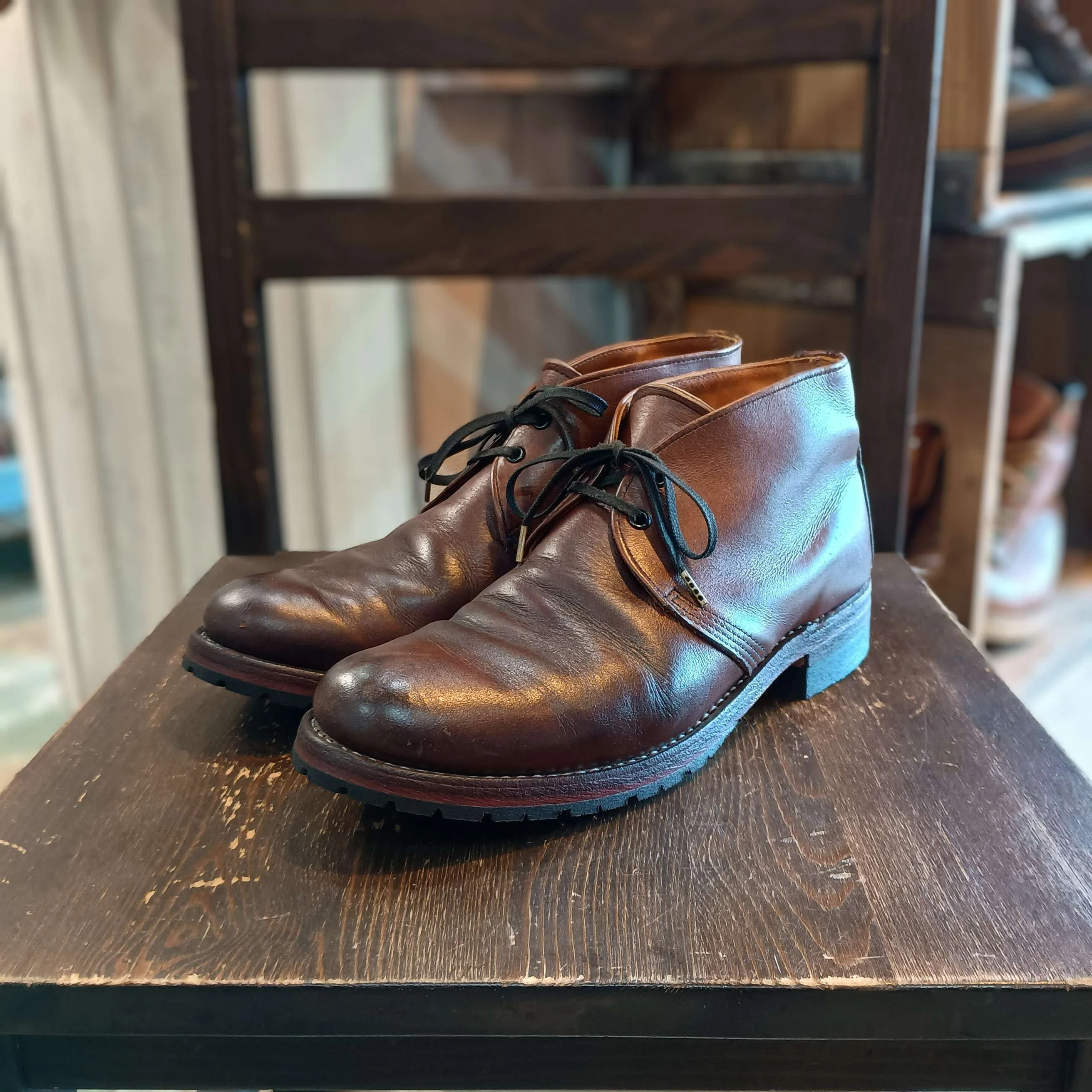 リソール/ソールカスタム】RED WING Beckman Chukka+vibram#2333Ʈ