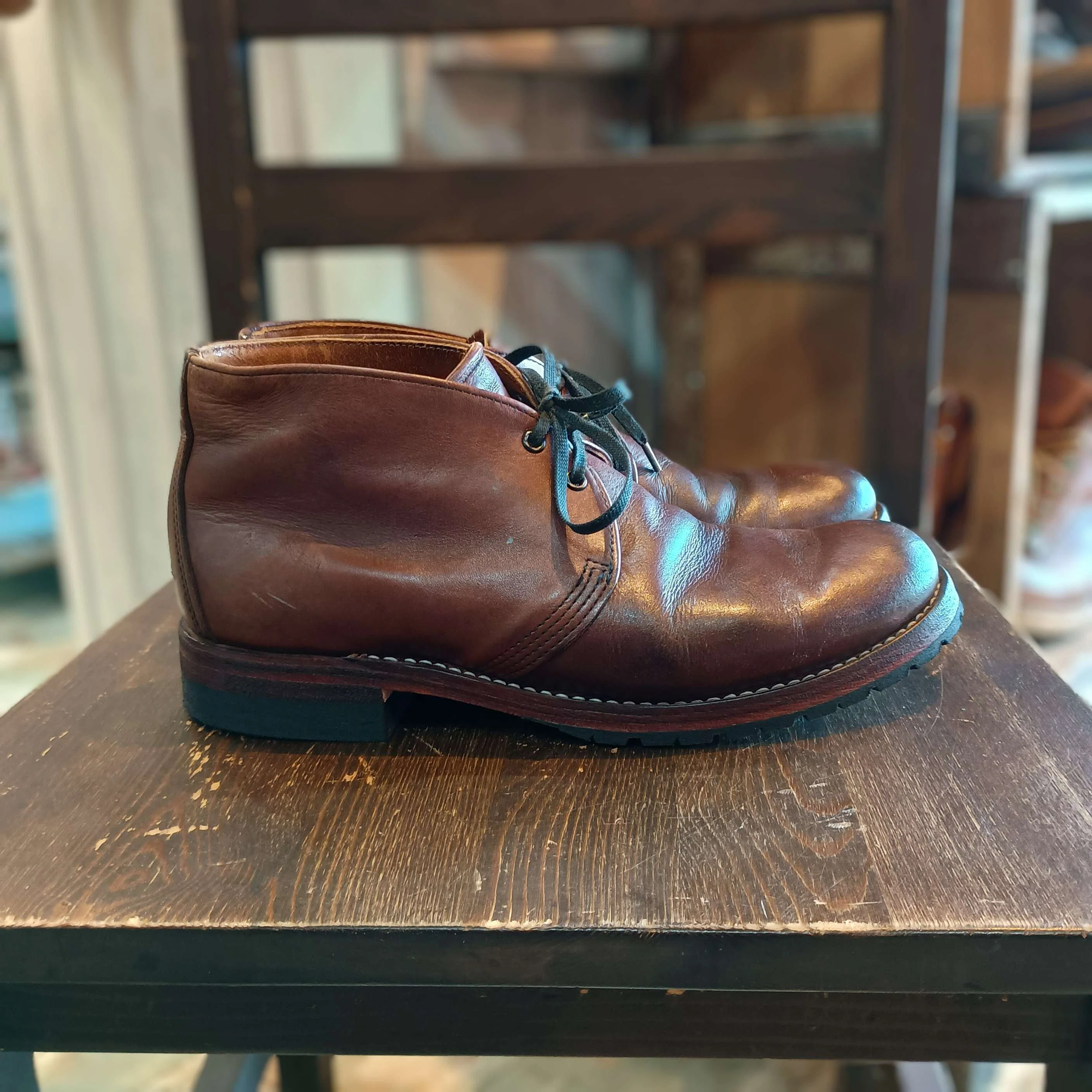 リソール/ソールカスタム】RED WING Beckman Chukka+vibram#2333Ʈ
