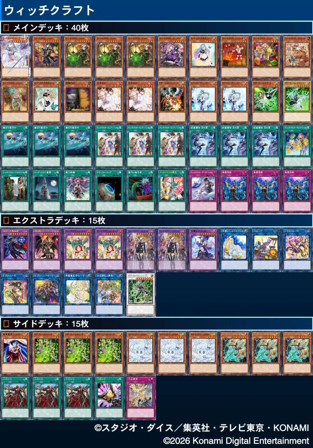 ウィッチクラフト採用論【遊戯王OCG】｜koharu