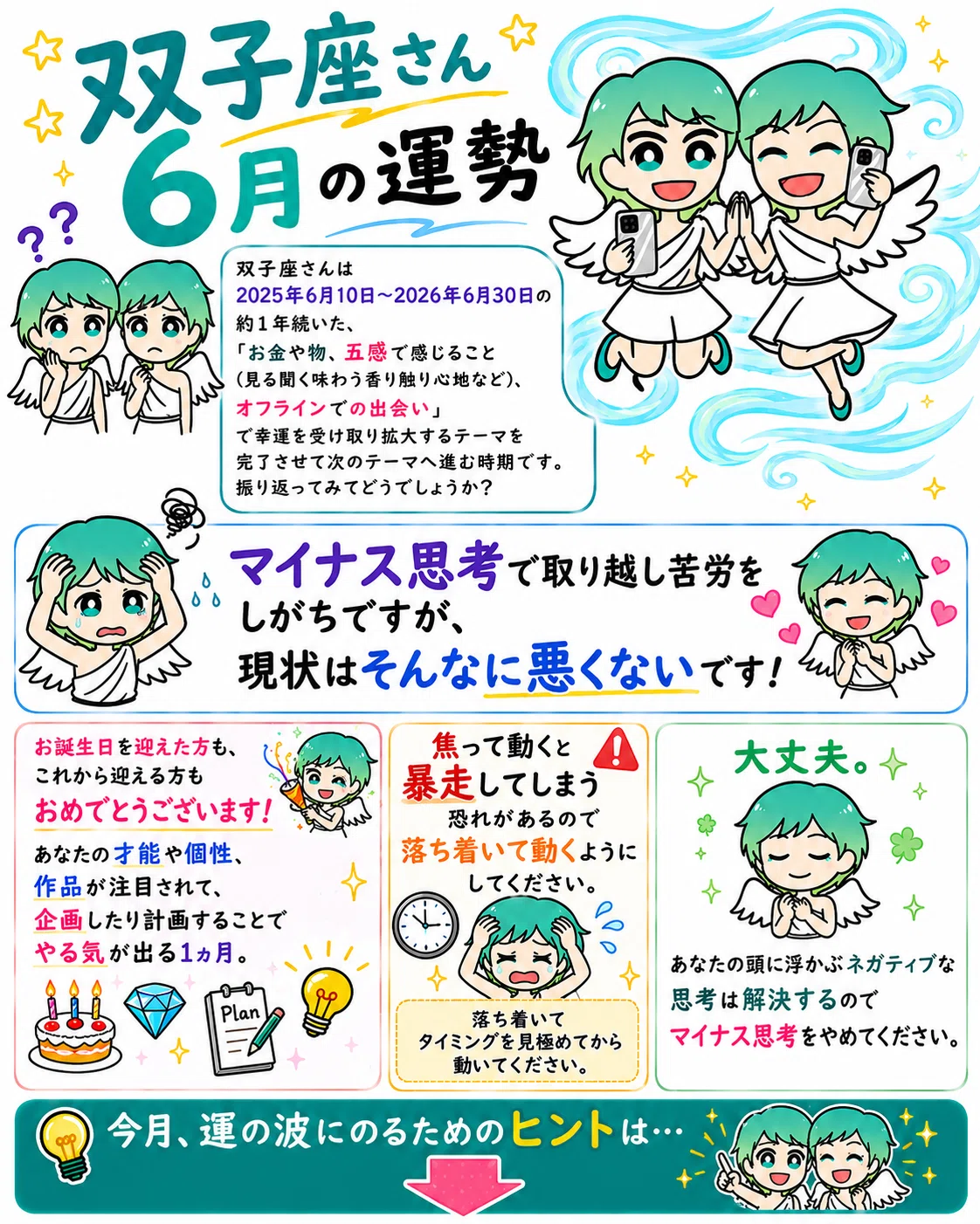 June Horoscope for Gemini [U-Yu's 12 Zodiac Signs Fortune Telling