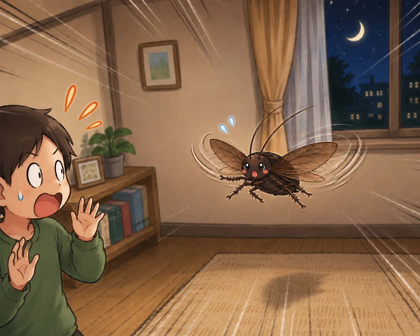 ゴキブリ は 飛ぶ