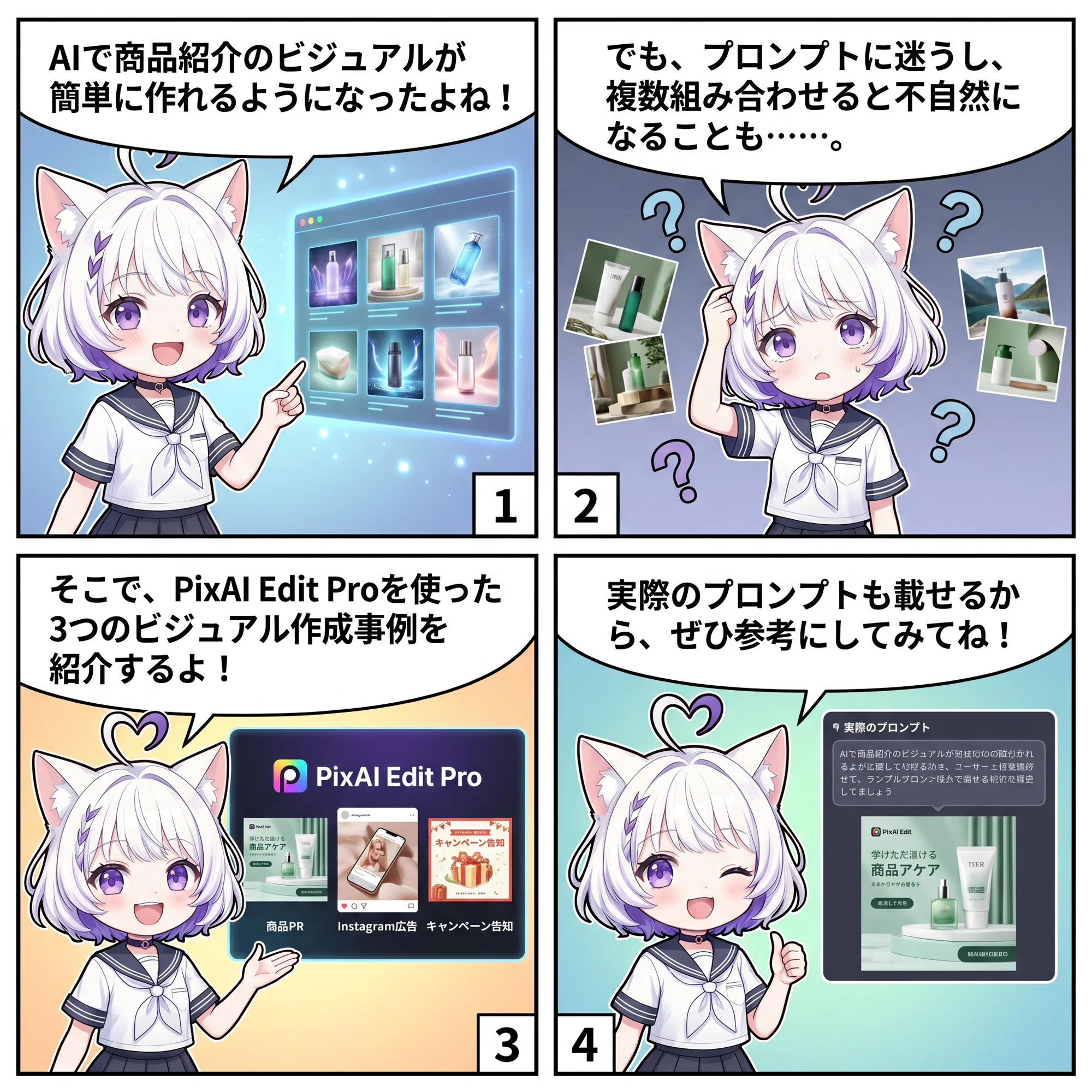 AI画像合成ツールで商品ビジュアルを作るには？販促画像を3パターン