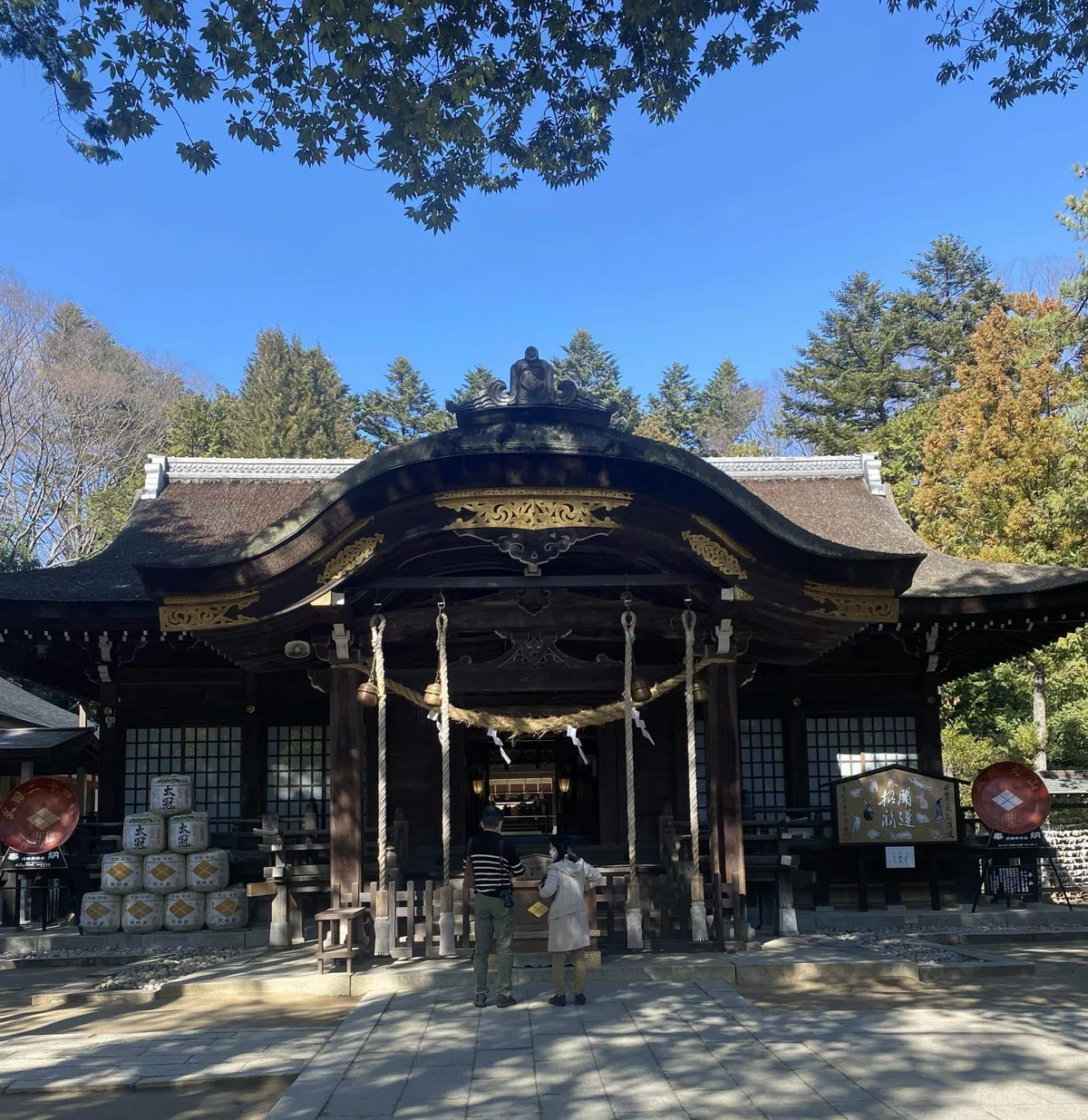 武田神社の拝殿