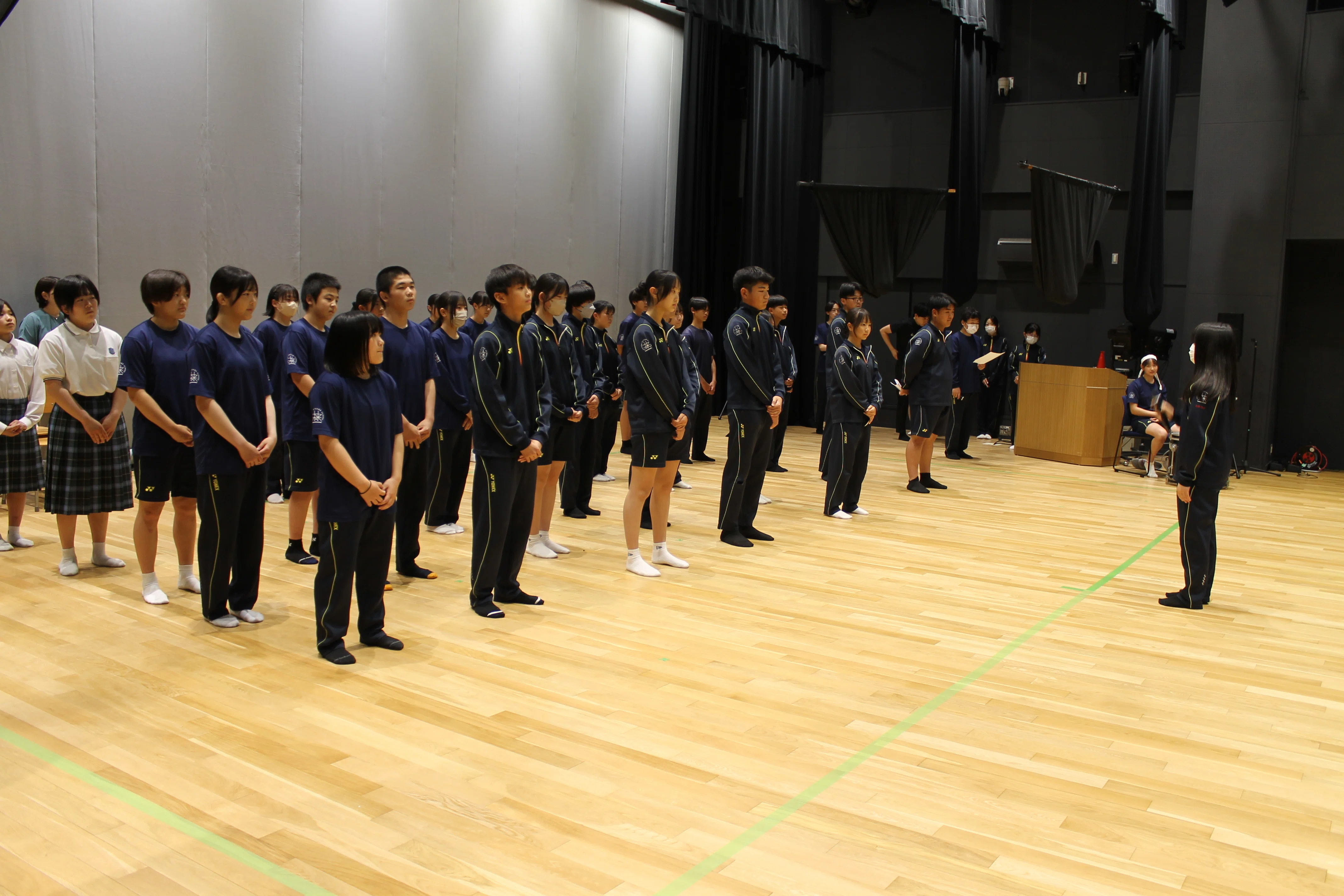 中学校】中体連壮行会｜福島県立ふたば未来学園中学校・高等学校