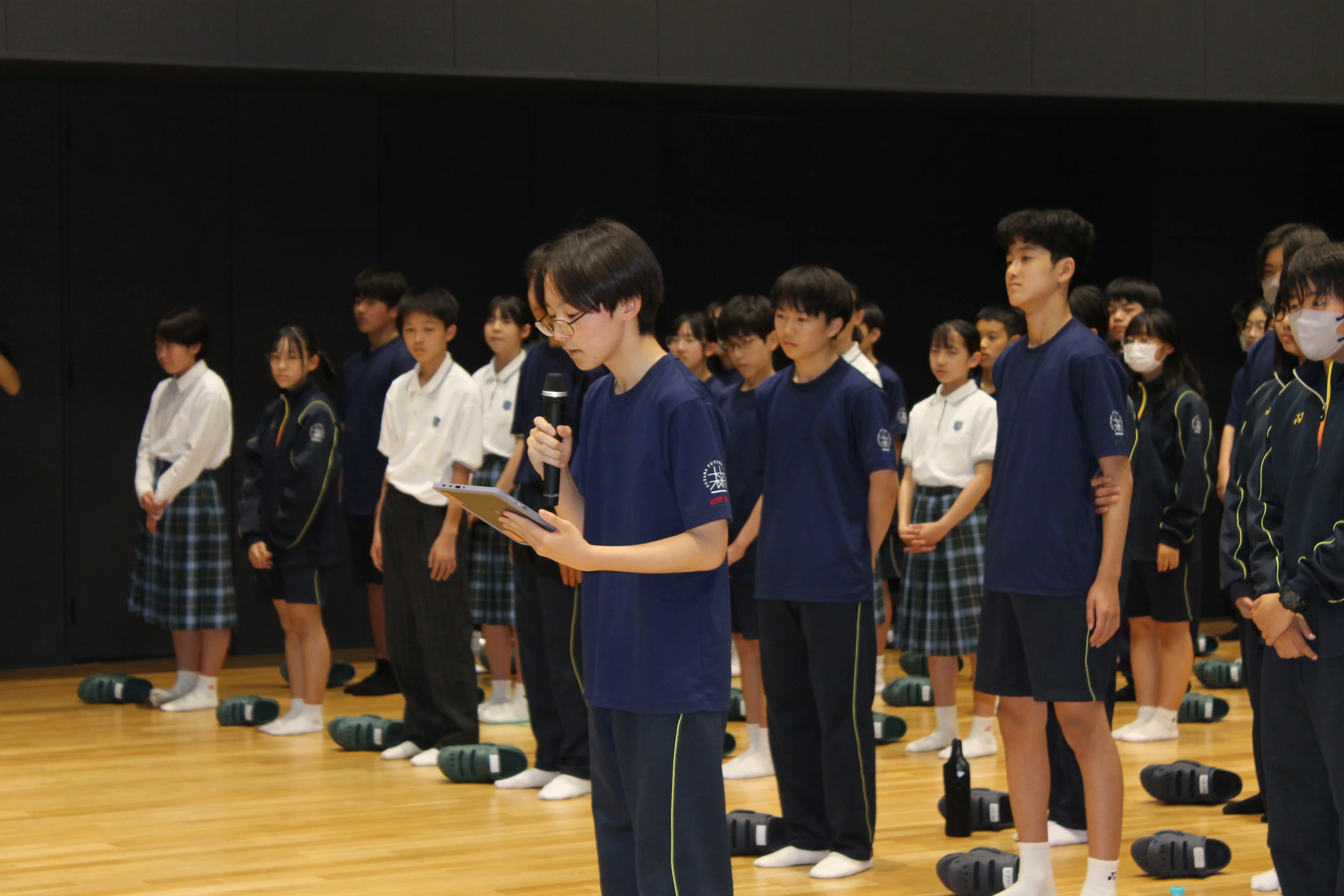 中学校】中体連壮行会｜福島県立ふたば未来学園中学校・高等学校