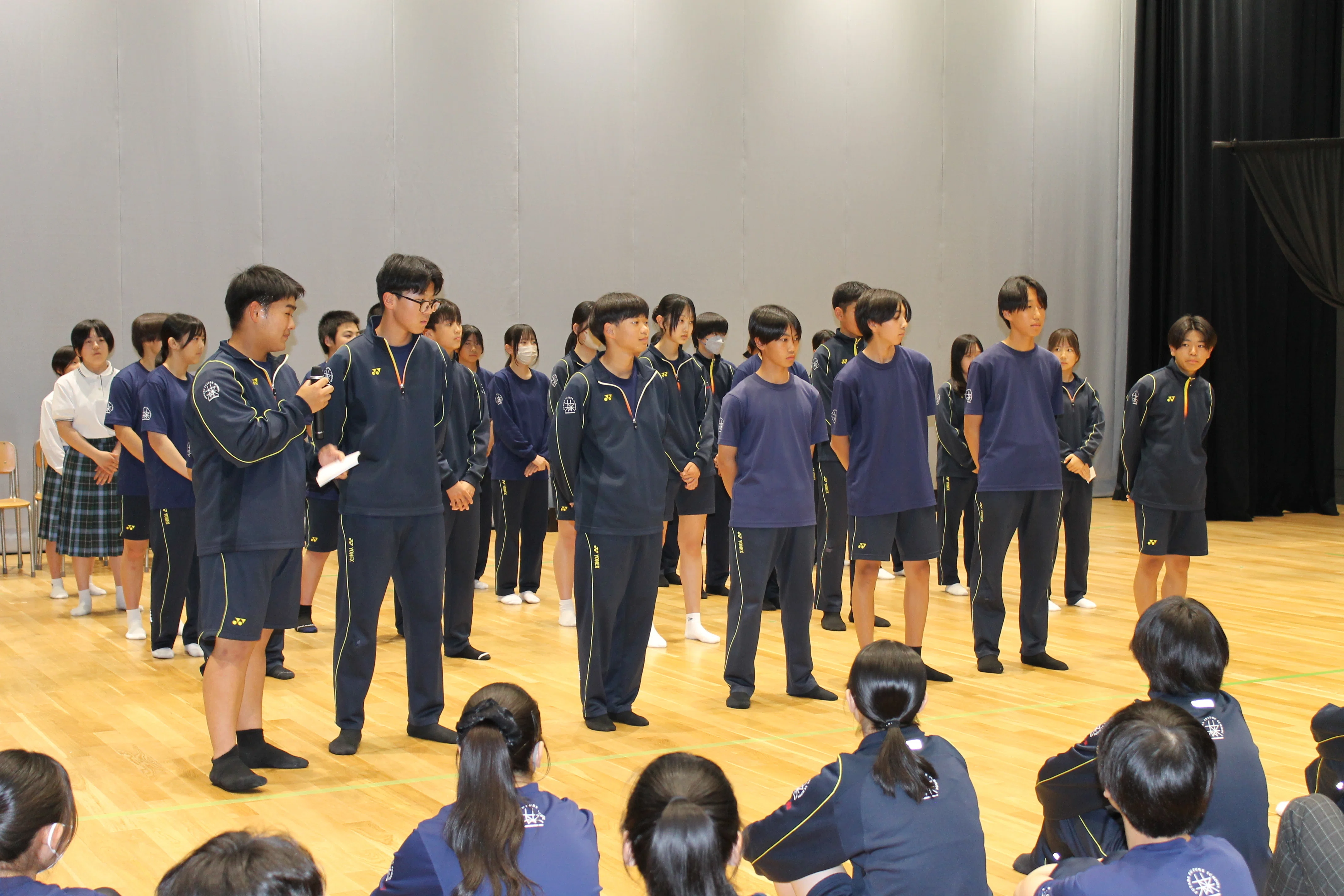 YONEX ふたば未来学園 福島 ユニフォーム Lサイズ 中学校】中体連壮行会｜福島県立ふたば未来学園中学校・高等学校