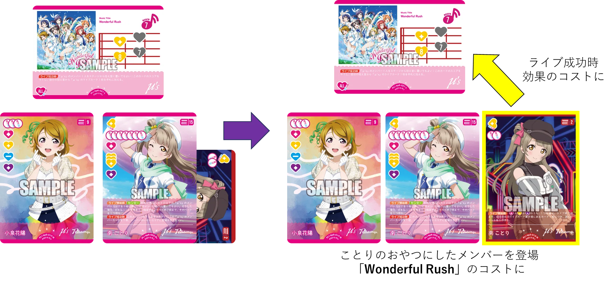 ラブカ μ's ことりワンダラデッキ ラブカ】ことりとWonderful Rushで無限ライブ！「Endless roll(内田彩