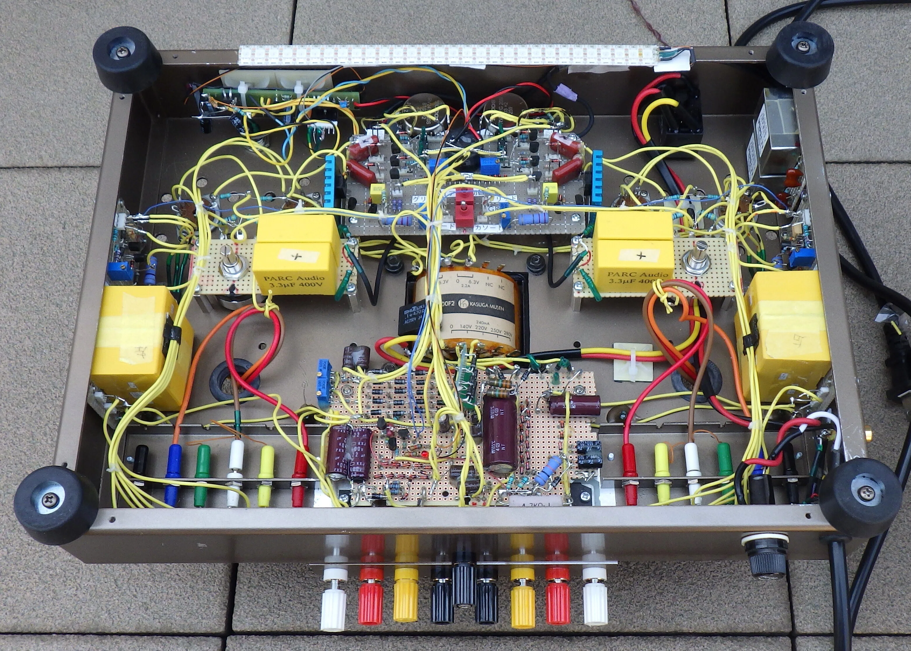 電飾付き6BQ5プッシュプル・ハイブリッドパワーアンプの実験 Pt.2