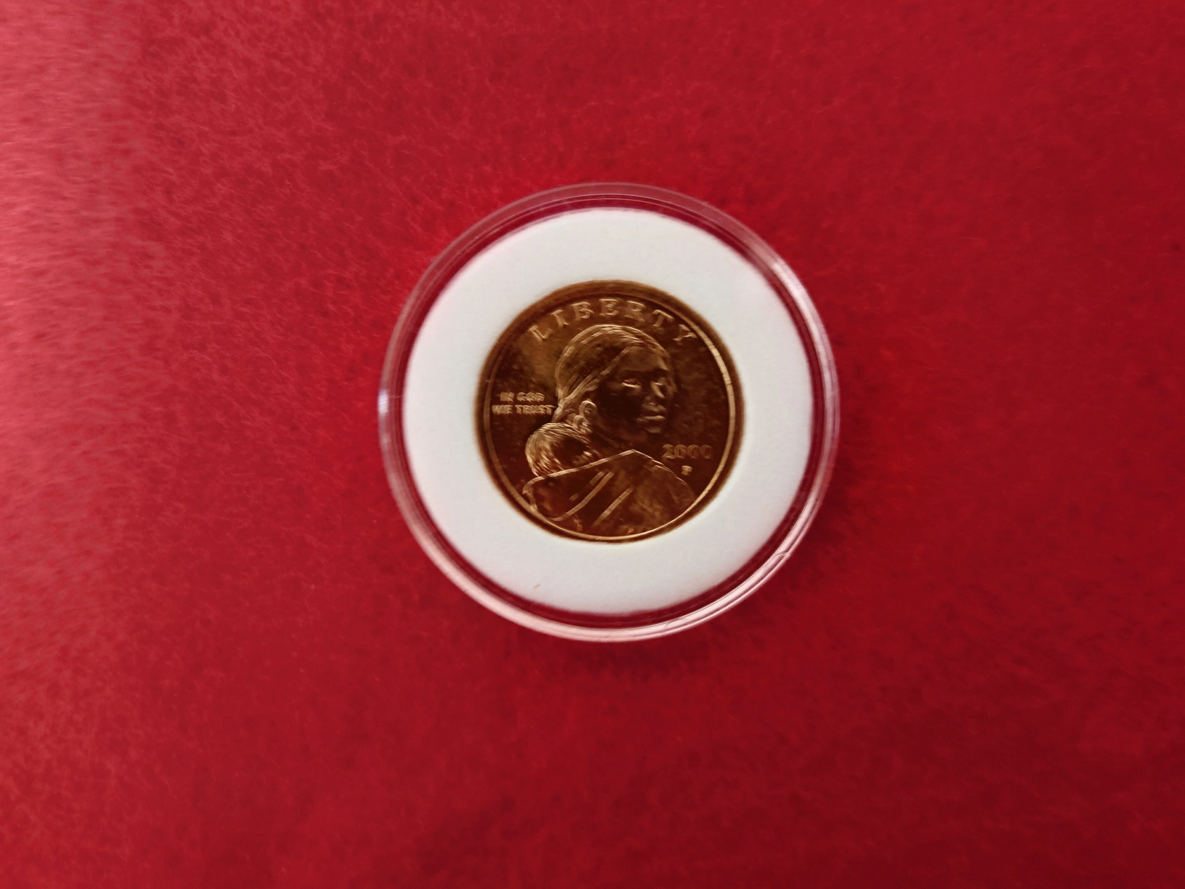 アメリカ合衆国 2000年 サカガウィア 1ドル貨 グレード極美品（AU/UNC