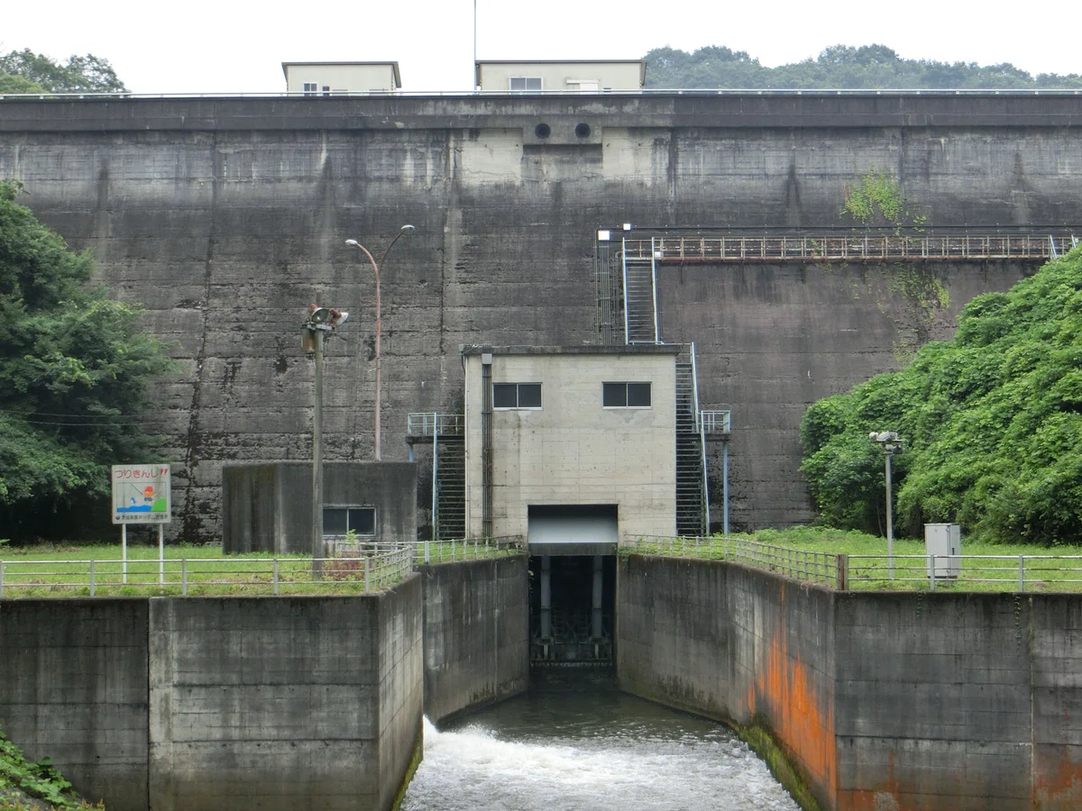 茨城県 藤井川ダム 正面写真