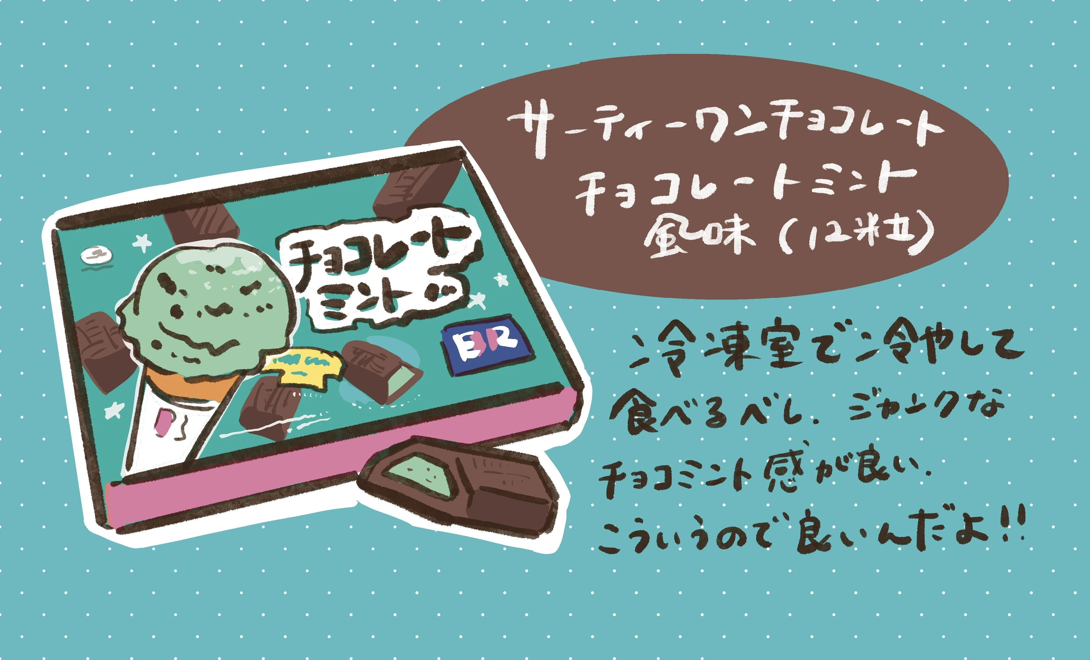 チョコミント活動記(無印良品多め)｜ヨシサコツバサ