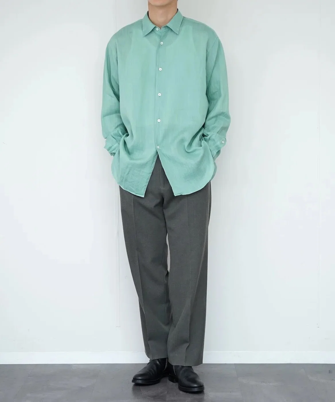 MAATEE&SONS] Fluctuating colors and a light ramie shirt｜THIRTY