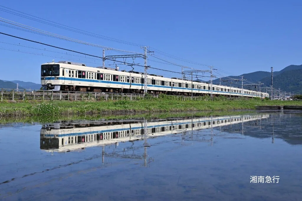 小田急8000形撮影日記 ＃31 開成〜栢山、水鏡の季節｜湘 南 急 行