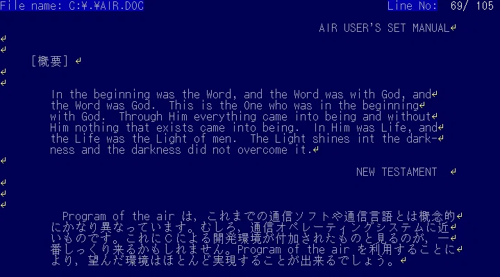 名作FDと、人気のWTERM──1991年の人気ソフトの設計思想｜飯塚豊