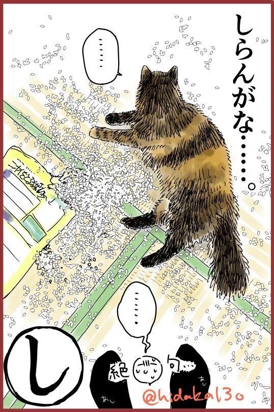 サビ猫お嬢様の下僕あいうえお作文｜日高十三男
