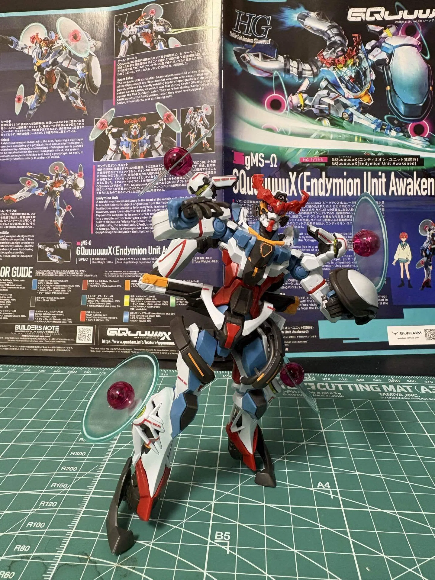 HG 「ジークアクス（エンディミオン・ユニット覚醒時）」製作後