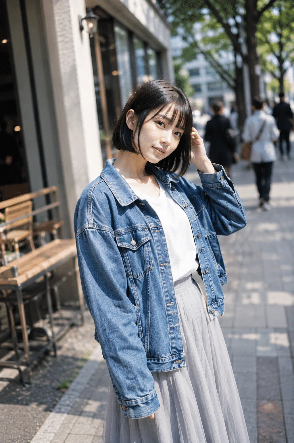 画像生成AI】「ぱつっとボブの女性ポートレート」をAIで生成する方法
