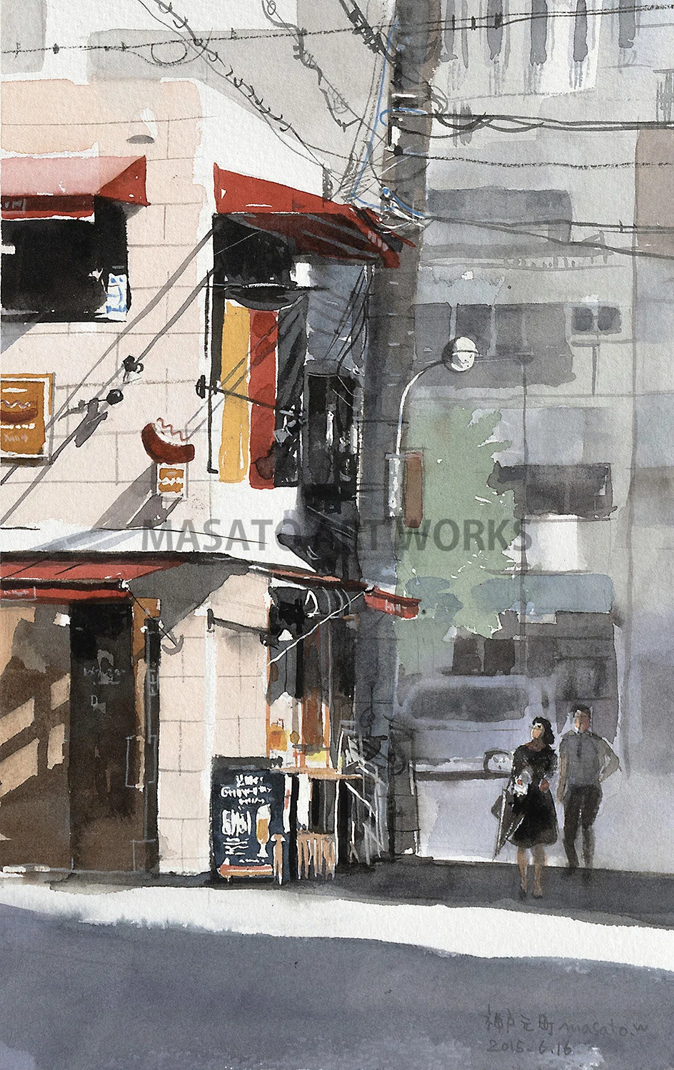 Representative Works & Sketches｜高密度水彩画と水彩スケッチの記録